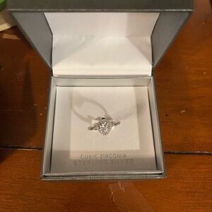 Kohl's Sterling Silver Ring with Cubic Zirconia